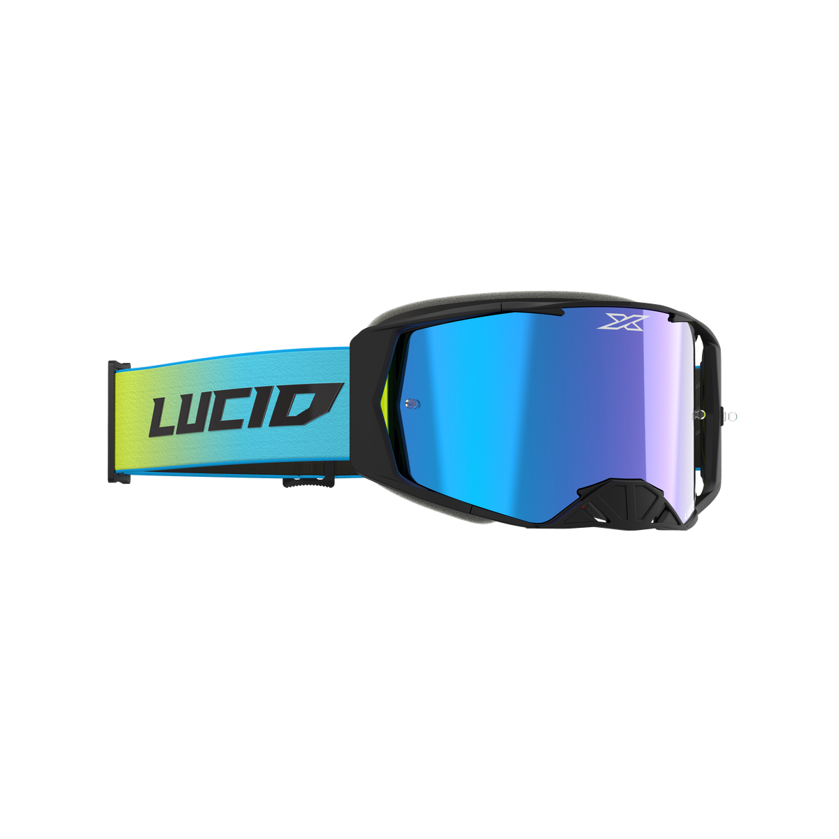 Lucid Goggle LUCID TM Flo Fade Blue - Blue Mirror Lens