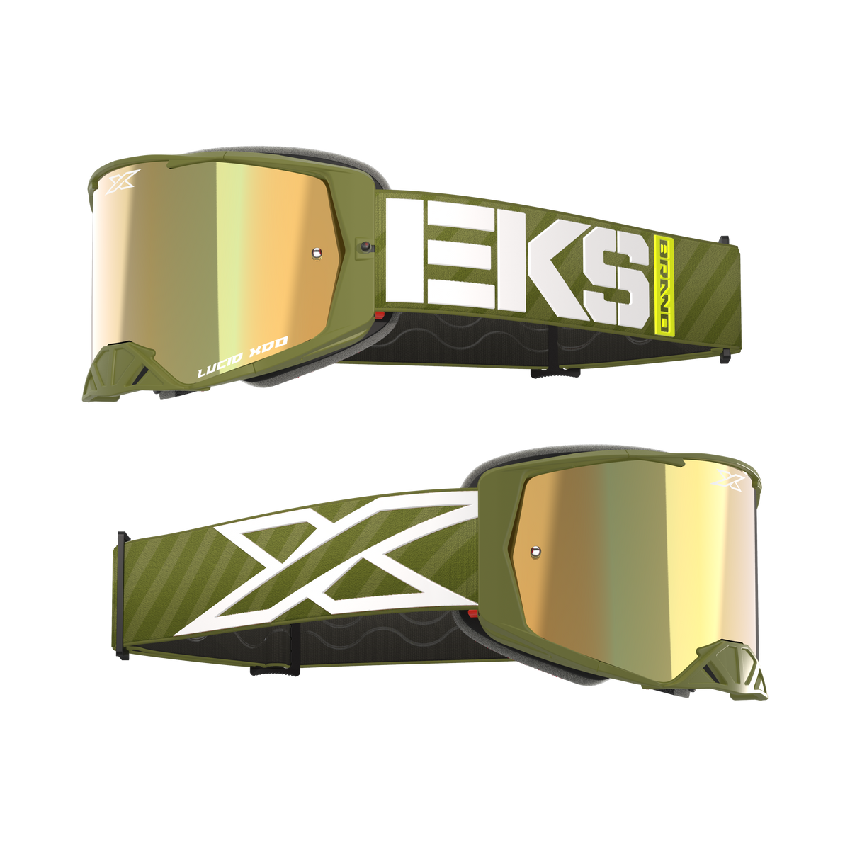 Lucid Goggle Signature Edition Military Appreciation - Gold Mirror Lens