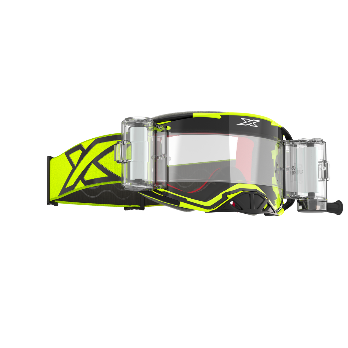 Lucid Goggle Race Pack Flo Yellow, Black - Zip Off