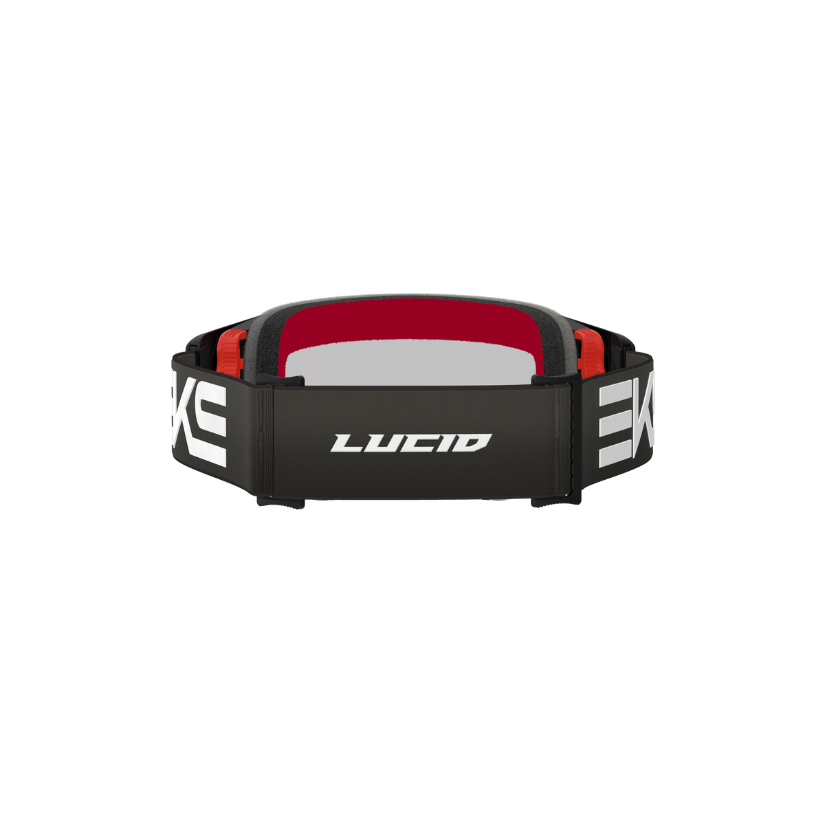 Lucid Goggle EKS Flag Black White - Silver Mirror Lens