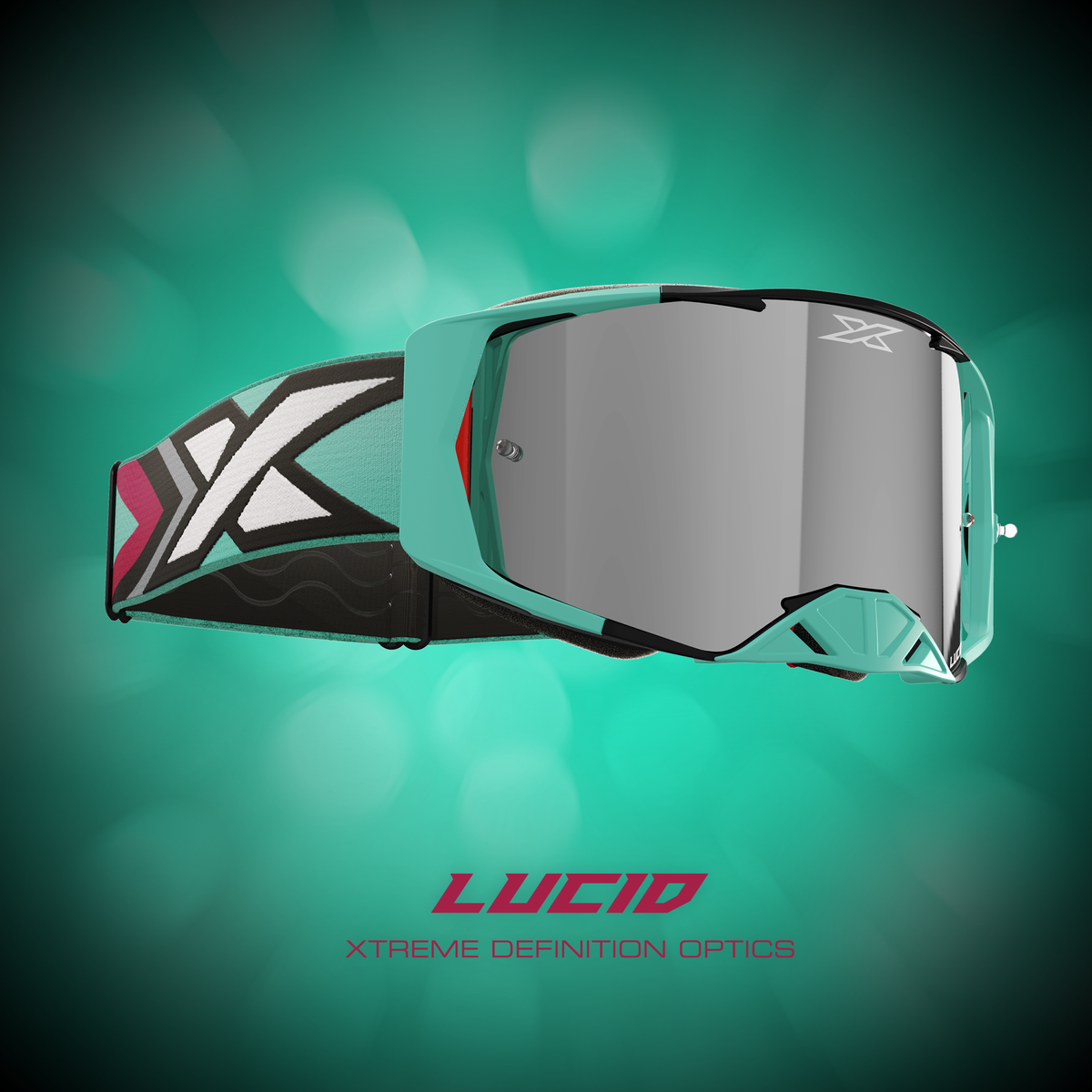Lucid Goggle Minty - Silver Mirror Lens
