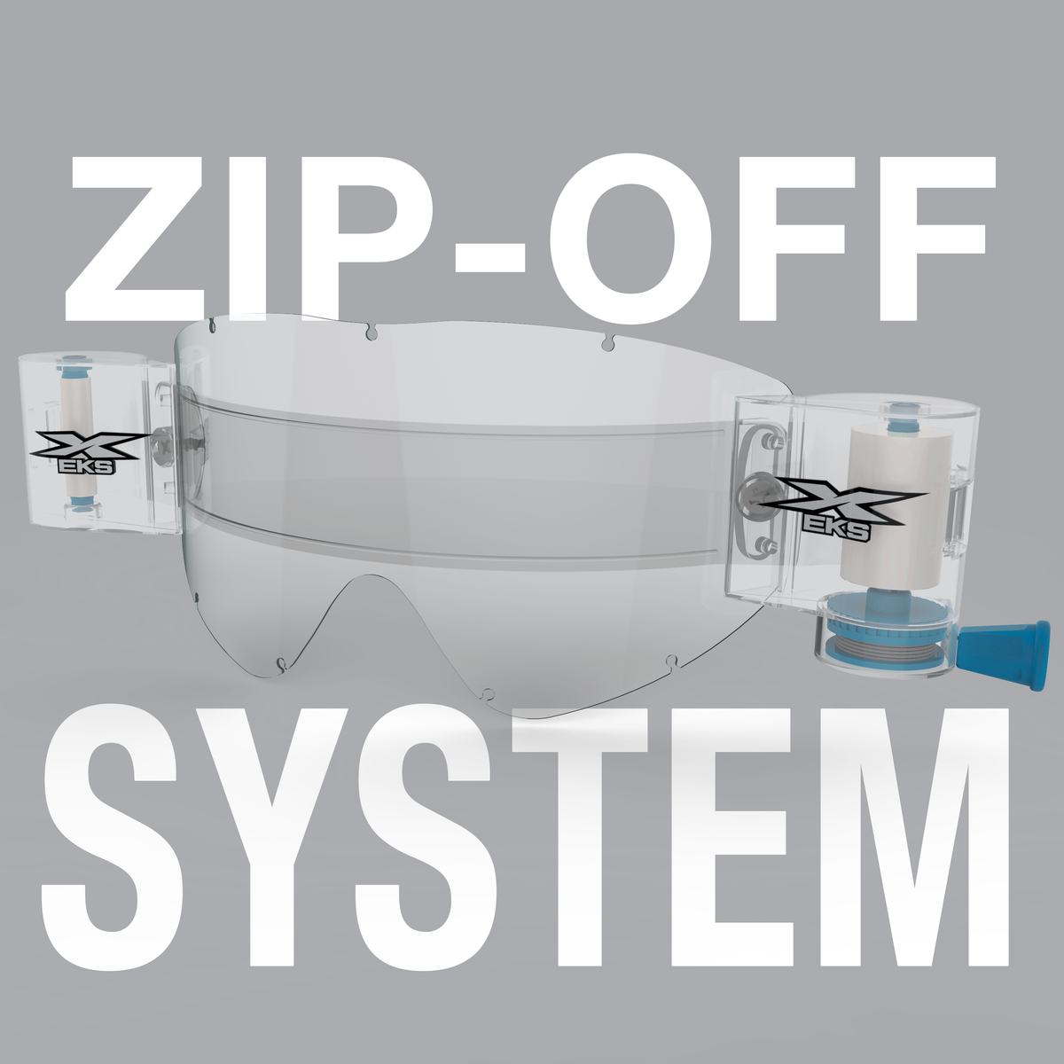 EKS Brand Zip-off System for GOX goggle
