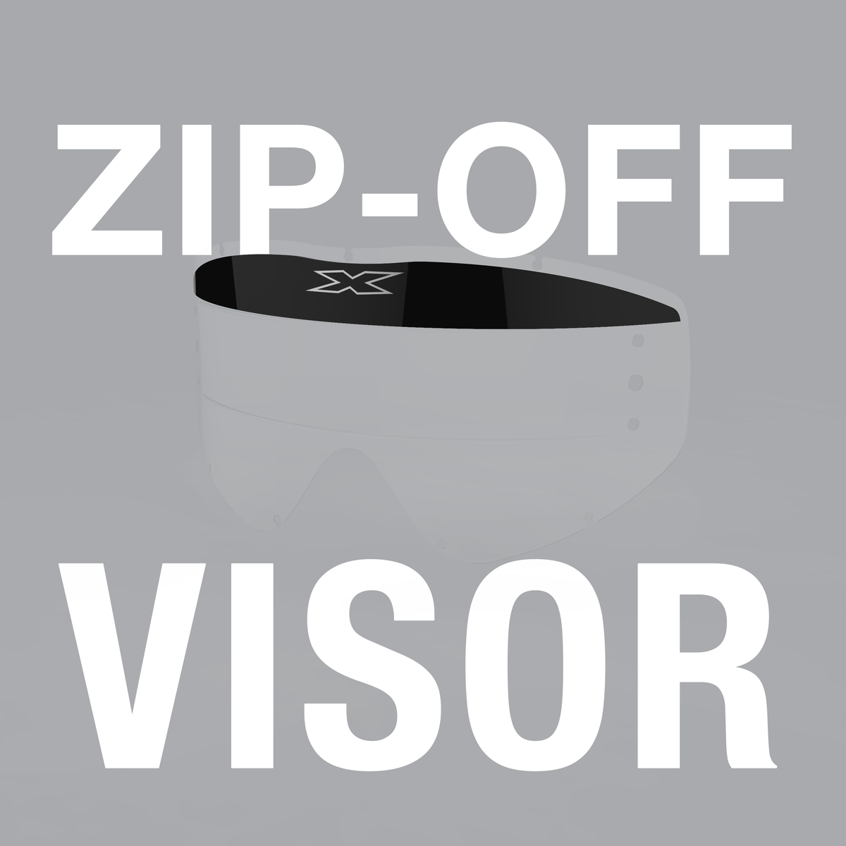EKS Brand Zip-Off Visor